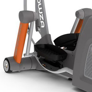 yowza fitness miami elliptical trainer pivoting pedals