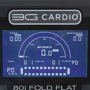 80i 3g cardio - console display